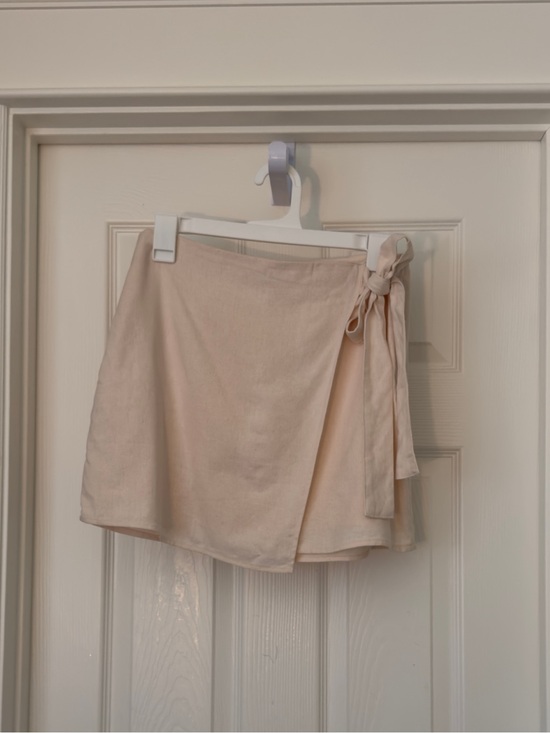 Forever 21 Dresses & Skirts - Forever 21 wrap skirt fully lined linen look